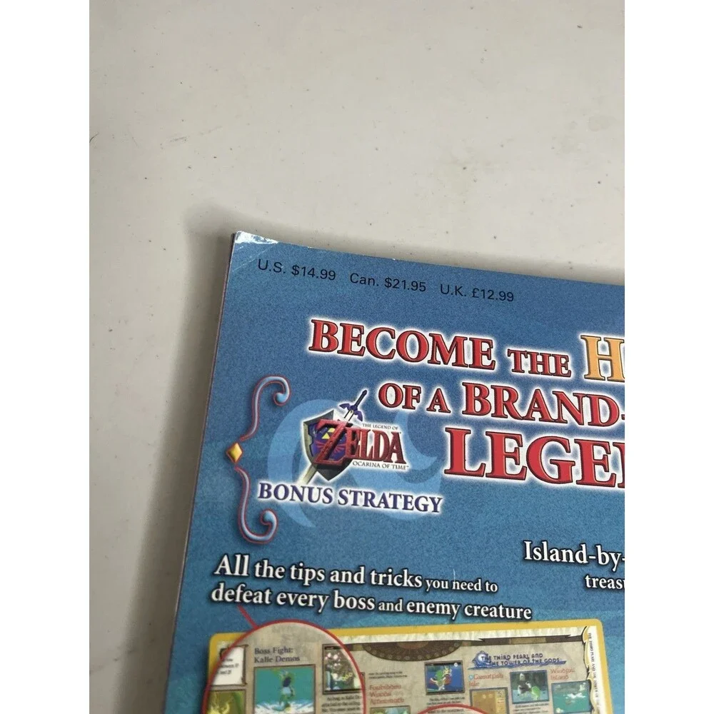 The Legend of Zelda The Wind Waker Prima Official Strategy Guide Nintendo GC